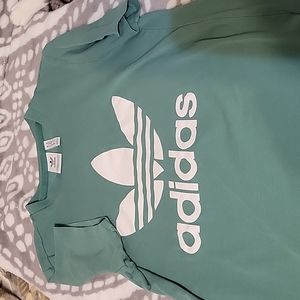 Womans xs light green adidas  tshirt